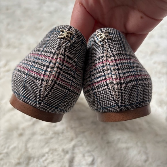 Sam Edelman Women's Size 7.5 Multicolor Plaid Pointy Rodney D'Orsay Flats - Picture 5 of 8